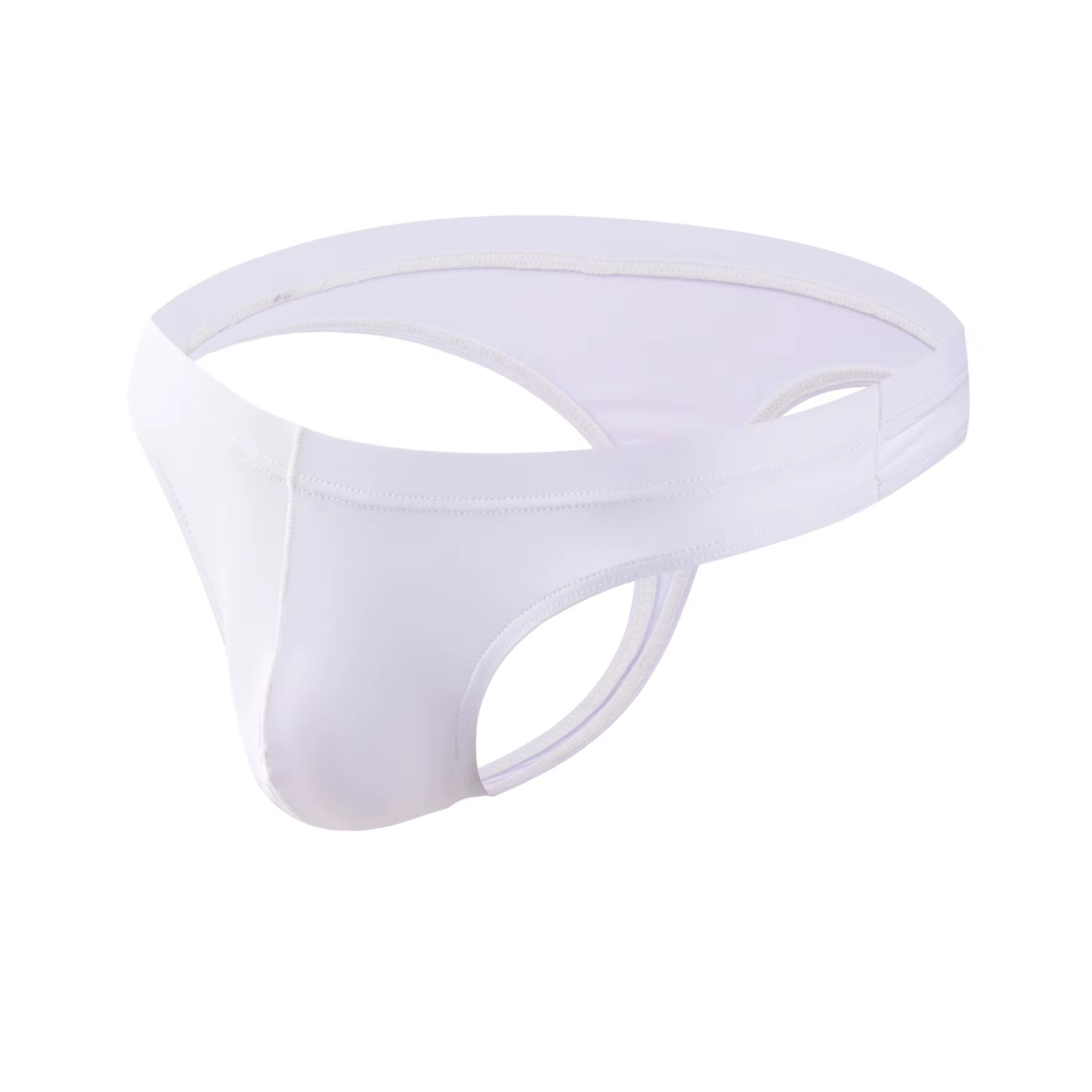 Customized Men Sexy Thong Brief Ice Silk Solid Color Underwear Briefs for Wholesale