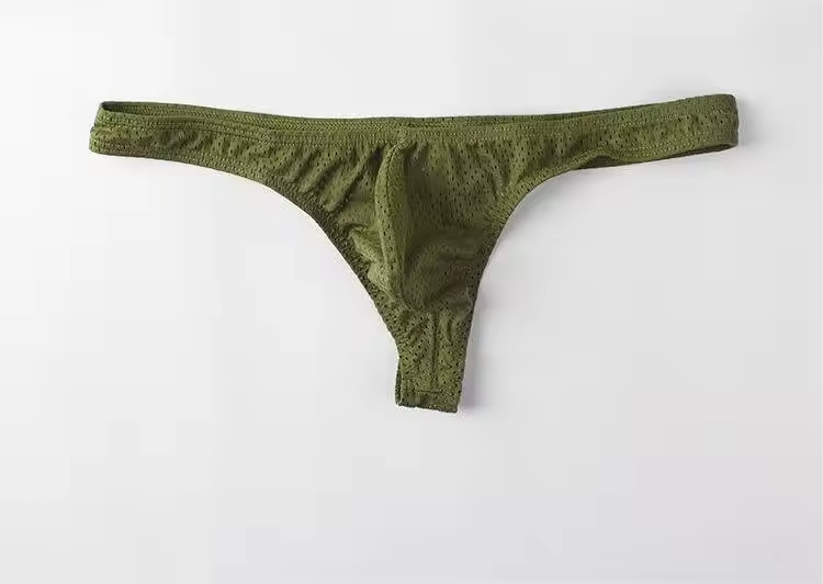 Summer Hot Men's Underwear T Back G String Briefs Sexy Breathable Thong Jockstrap Men Beach Swimming Thong