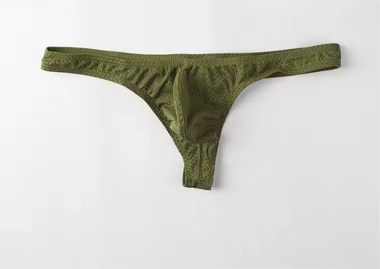 Summer Hot Men's Underwear T Back G String Briefs Sexy Breathable Thong Jockstrap Men Beach Swimming Thong