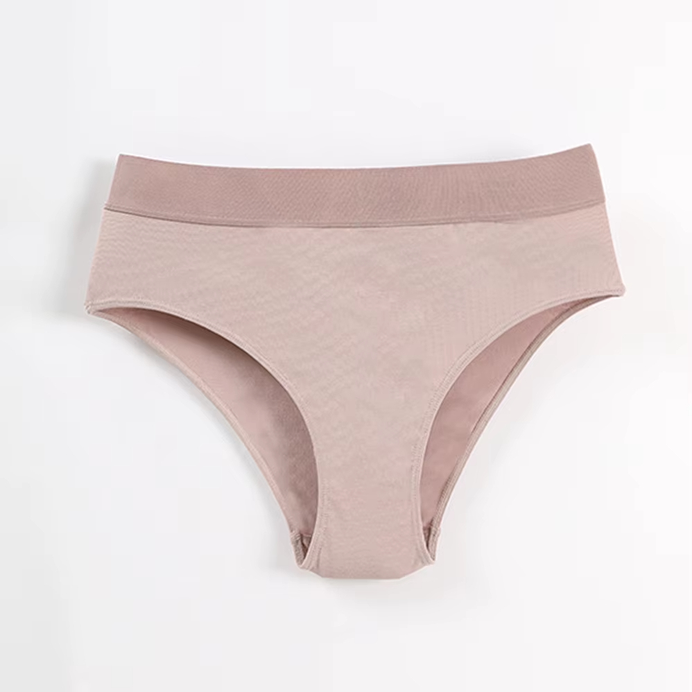 Custom Women's XL Cotton Thong Sexy Seamless Low-Rise Low-Waist Briefs Solid Color Thin Knitted Plus Size Panties