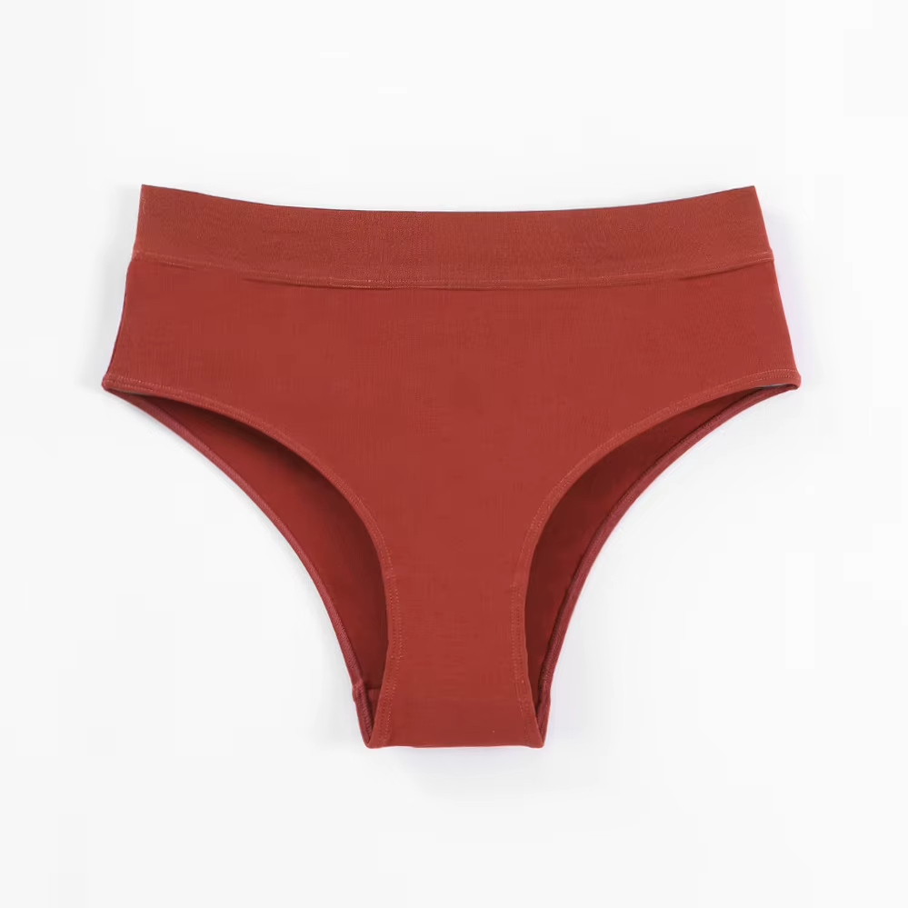 Custom Women's XL Cotton Thong Sexy Seamless Low-Rise Low-Waist Briefs Solid Color Thin Knitted Plus Size Panties