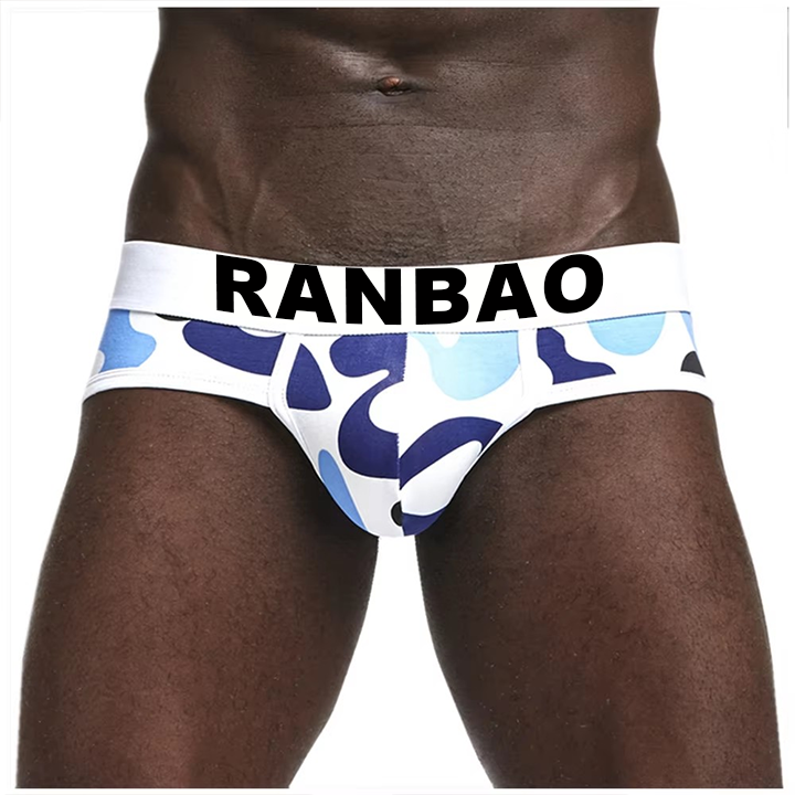 Cotton Mens Custom Elastic Sexy Underwear Gay Man Brief Thong Luxury Boxer Briefs Low Rise Men's Briefs