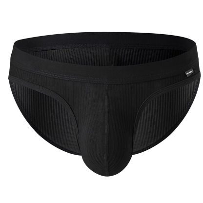 Factory Classic Men's Briefs Low-rise Large Pouch Briefs for Men Screw Thread Modal Briefs Men