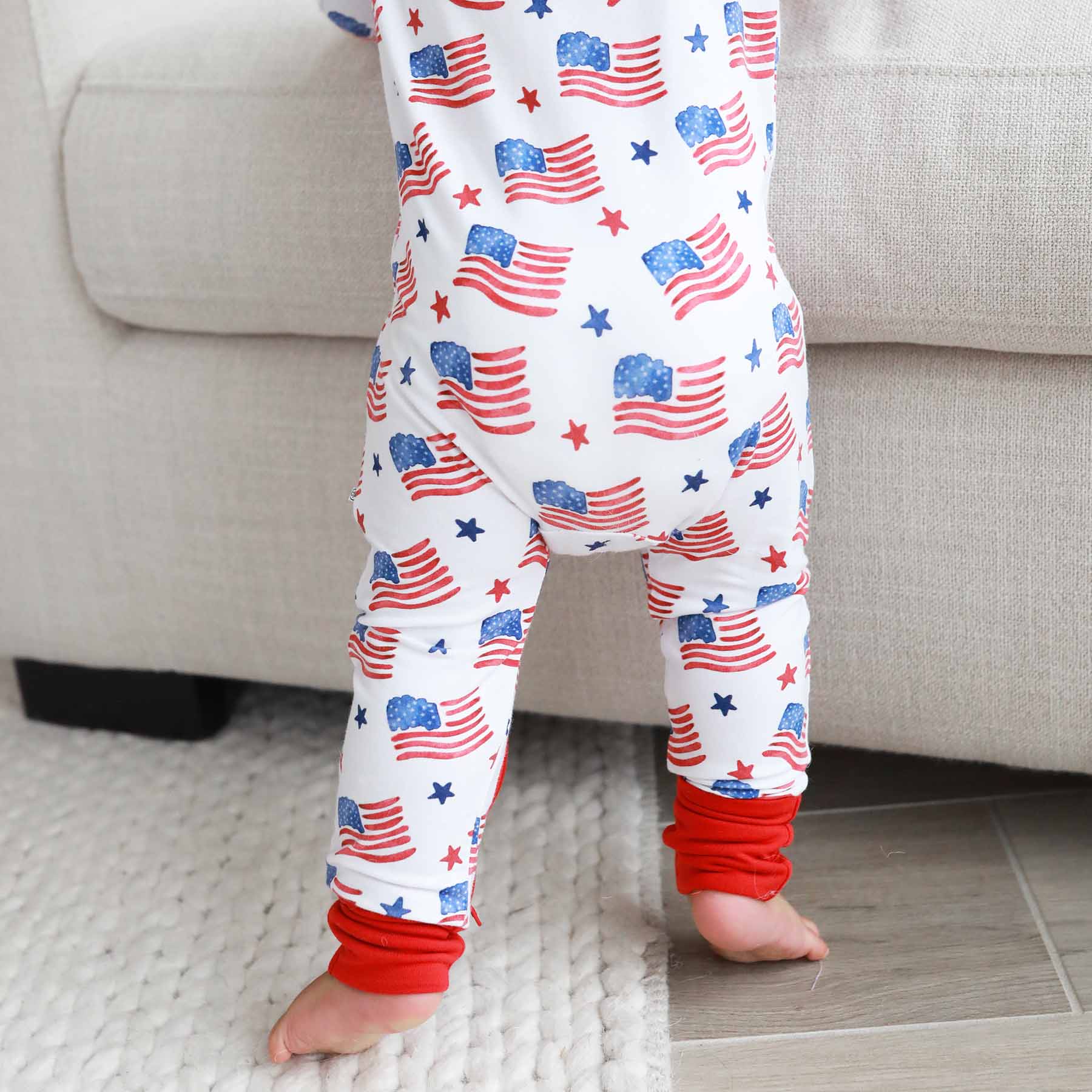 American Dreams Convertible Zip Romper