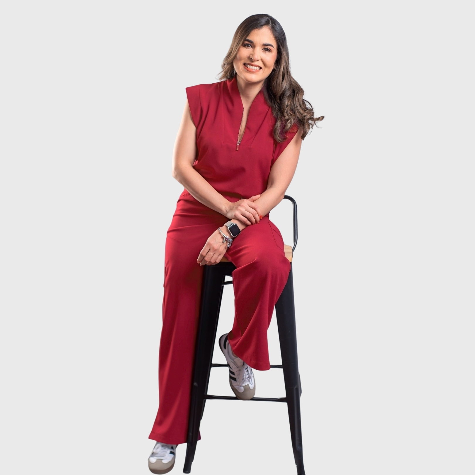 Women's Half Zip Slim Fit Scrub Top