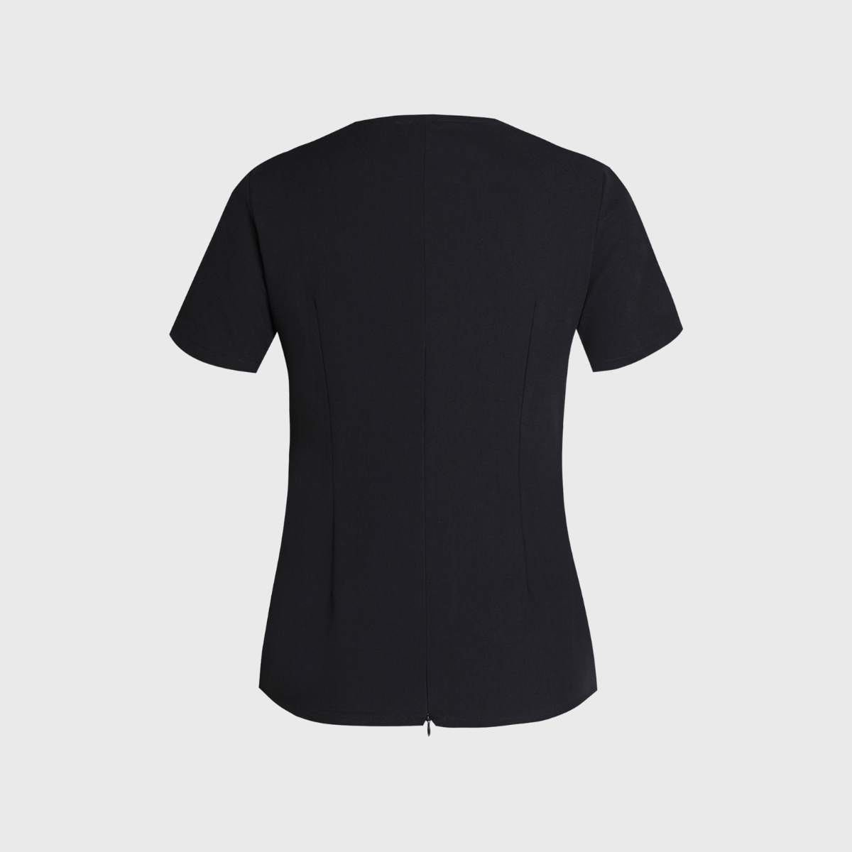 Women's W Neck 2-Pocket Scrub Top