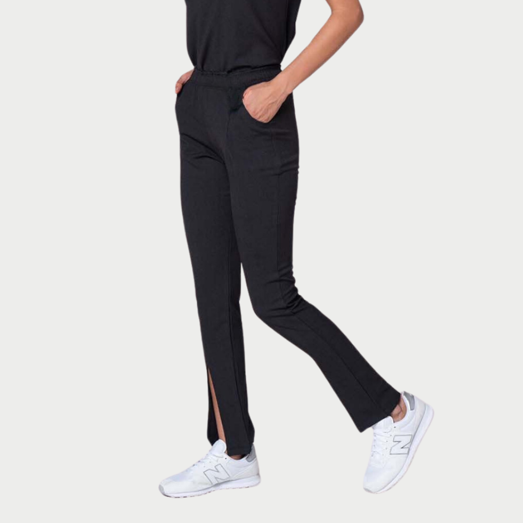 Women's Fashion Slim Fit Slit Leg Scrub Pants