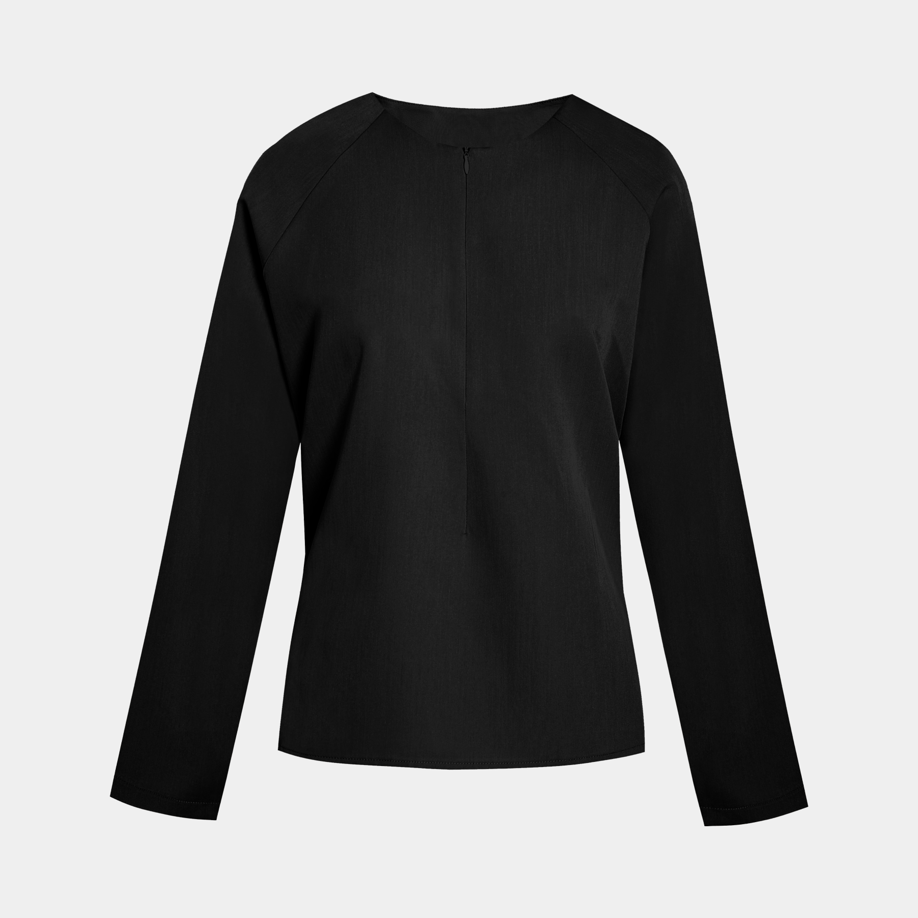 Women's Zip Neck Long-Sleeve Scrub Top™