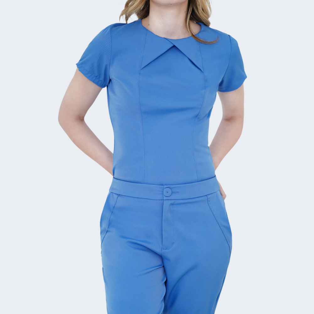 Women's Crew Neck Bow Scrub Top™