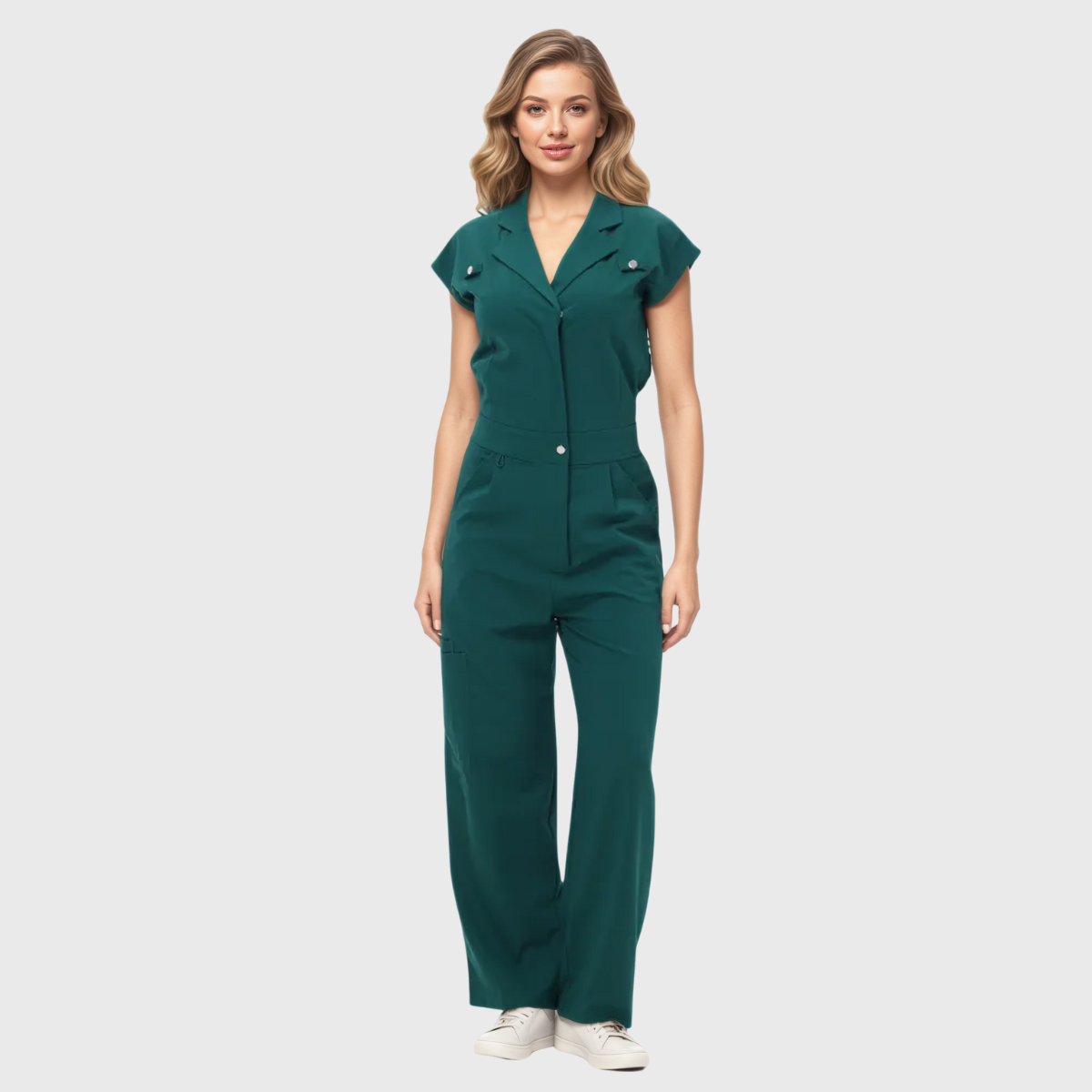 Women's Wide Leg Scrub Jumpsuit™