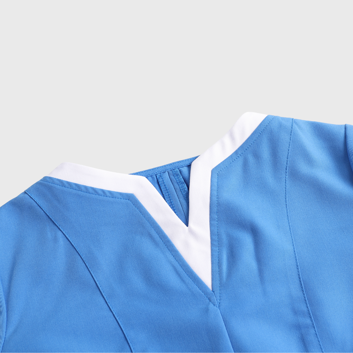 Women's W Neck 2-Pocket Scrub Top