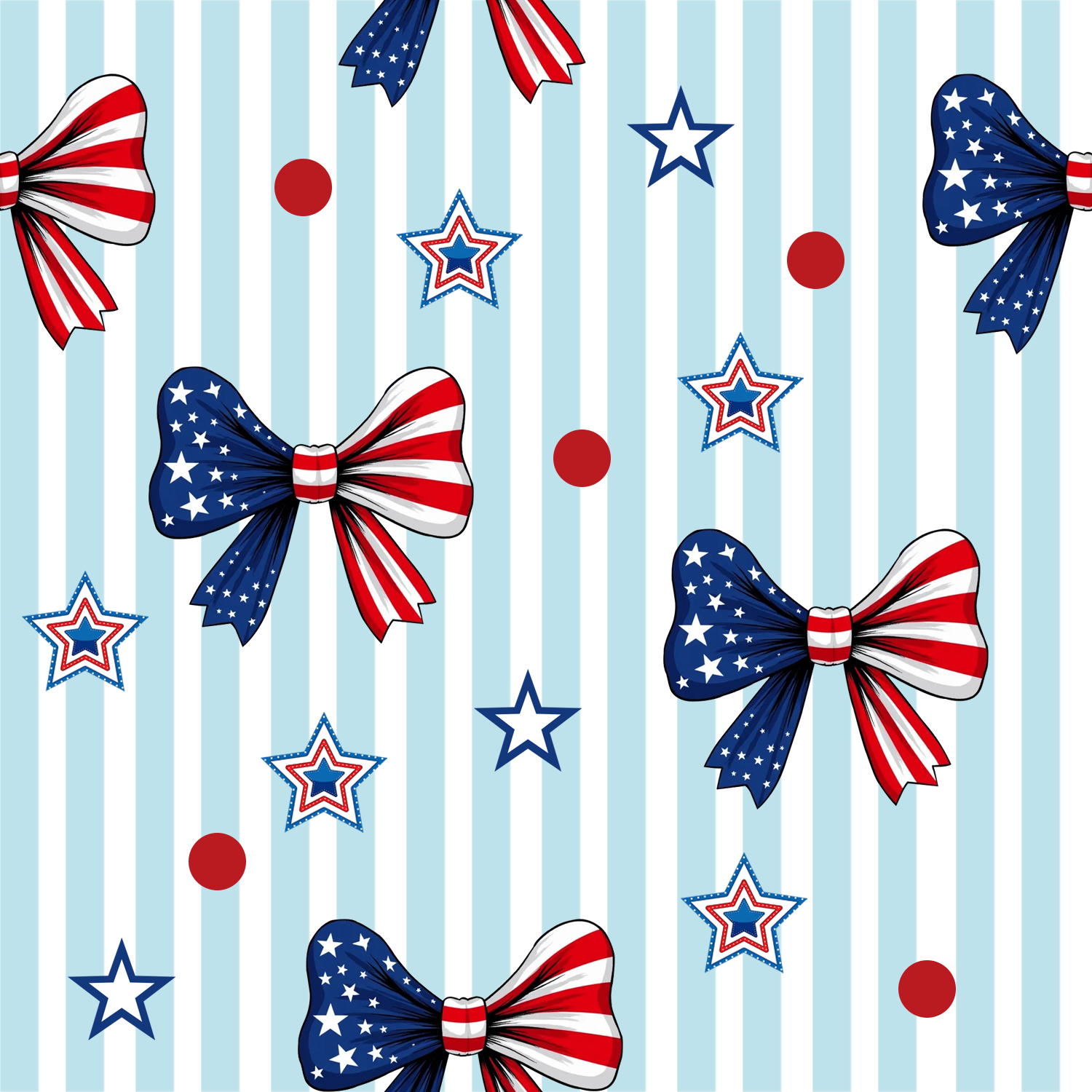 Women's Independence Day Graphics Scrub Set ST6241