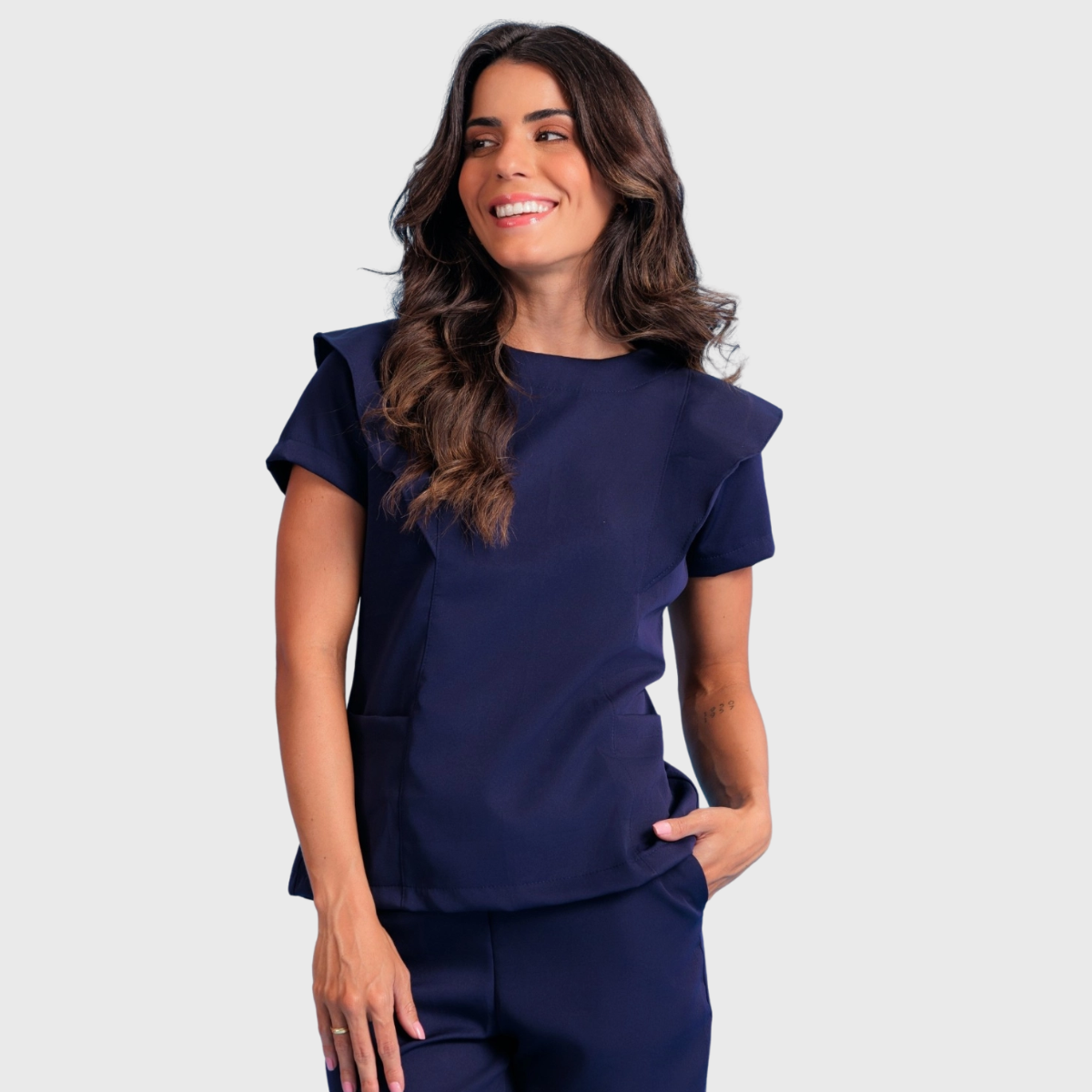Women's Flying Sleeve Scrub Set