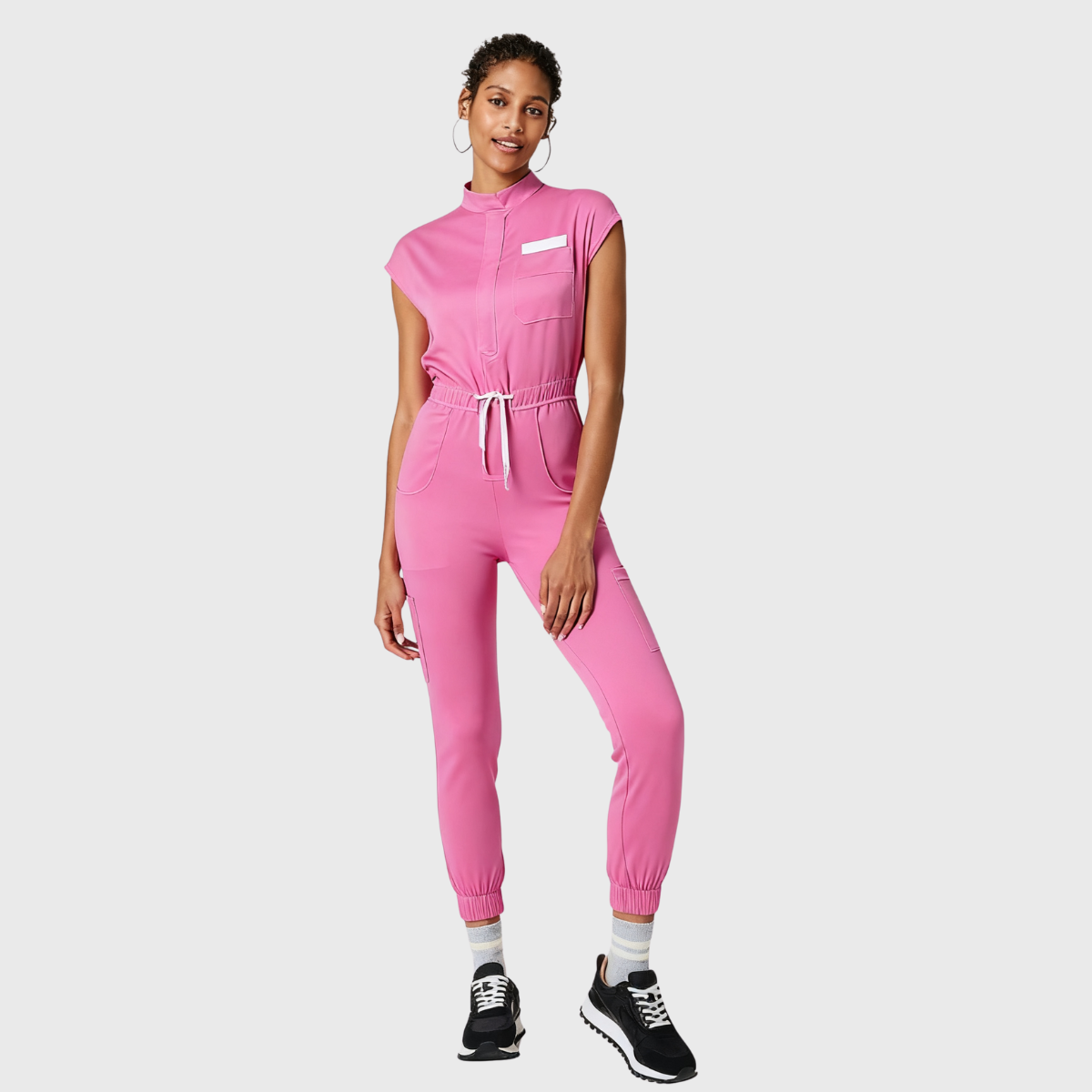 Women's Nine Pockets Soft™ Jogger Scrub Jumpsuit