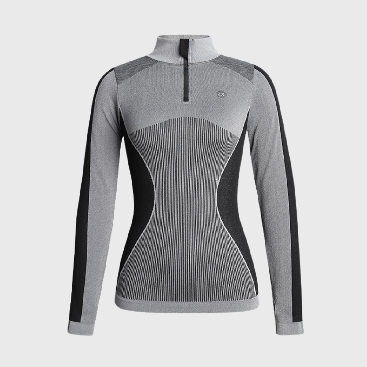 Women's Sports Quick-Drying Long-Sleeved Zippered Yoga Suit