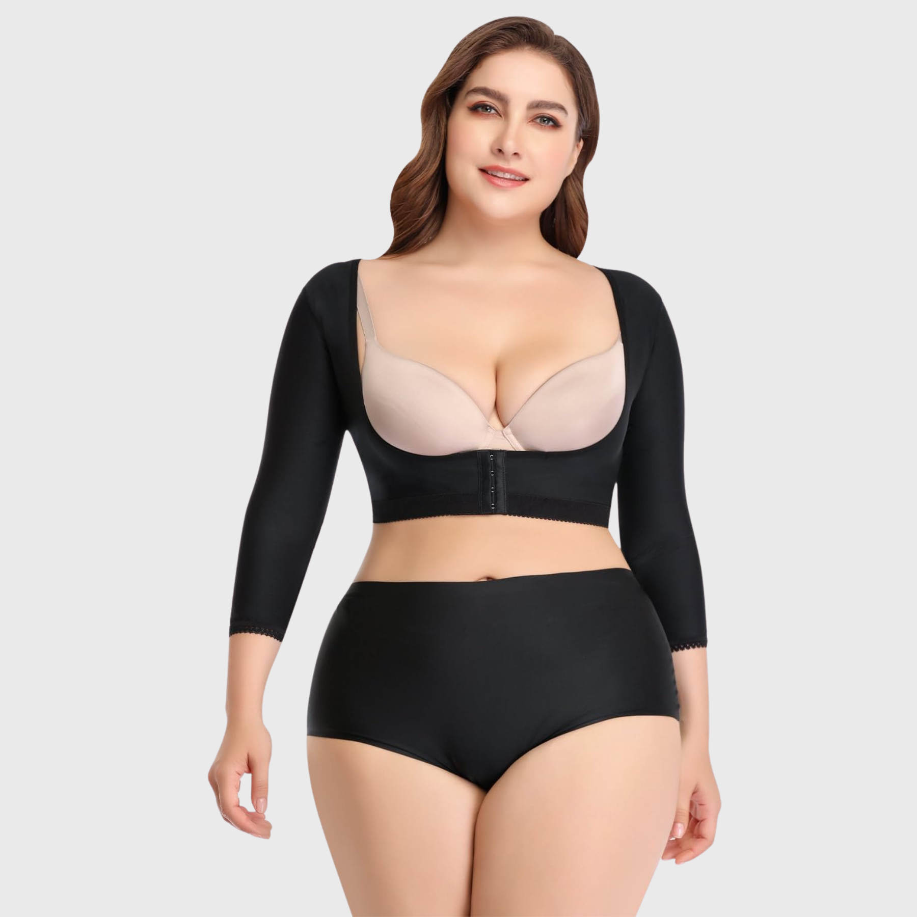 Women's Post-operative Three-quarter Sleeve Arm Shapewear