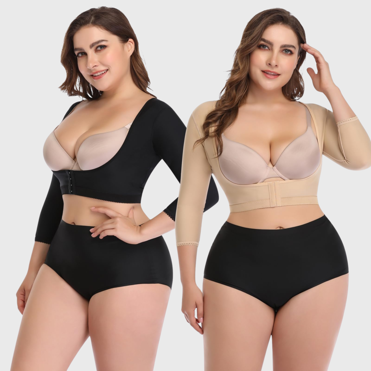 Women's Post-operative Three-quarter Sleeve Arm Shapewear