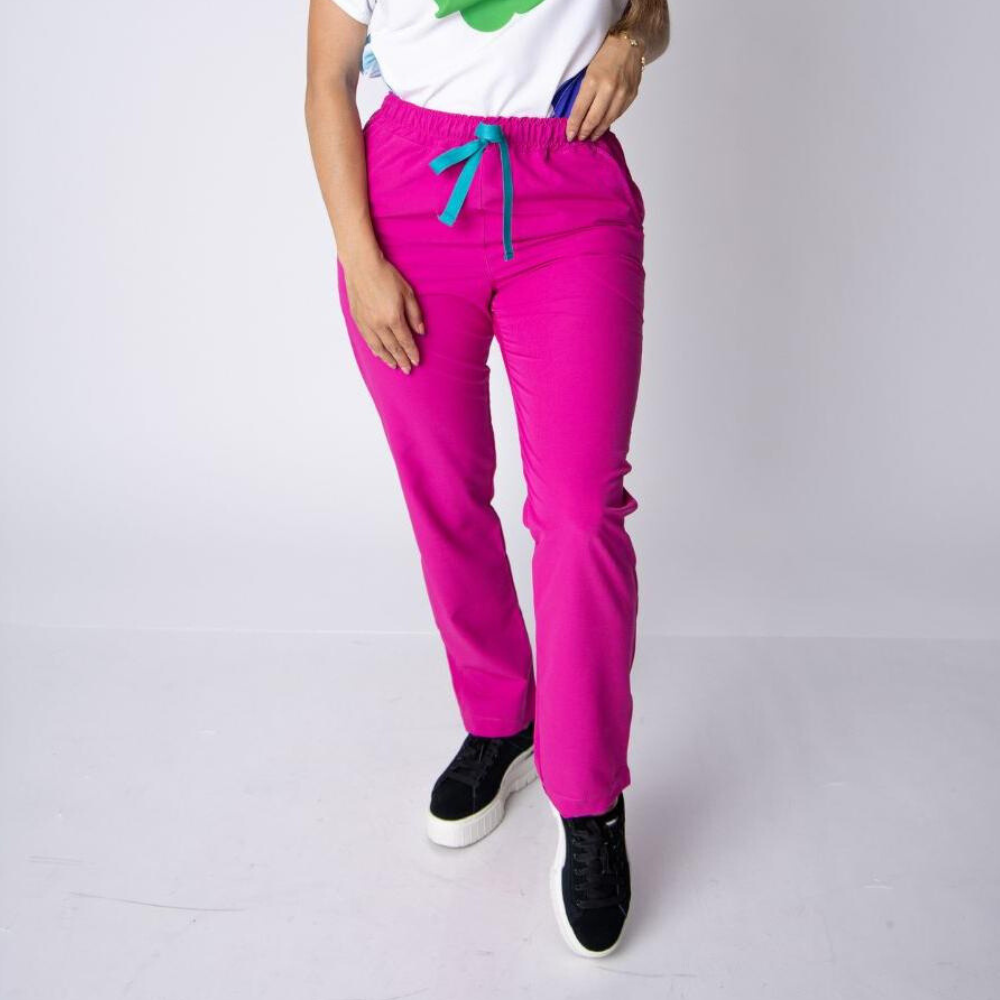 Women's Floral Printed Scrub Set CPJO2