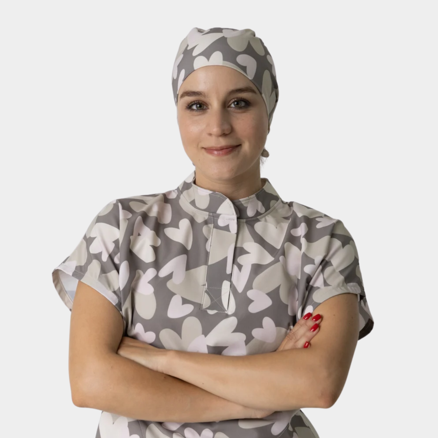 Heart Printed Surgical Caps