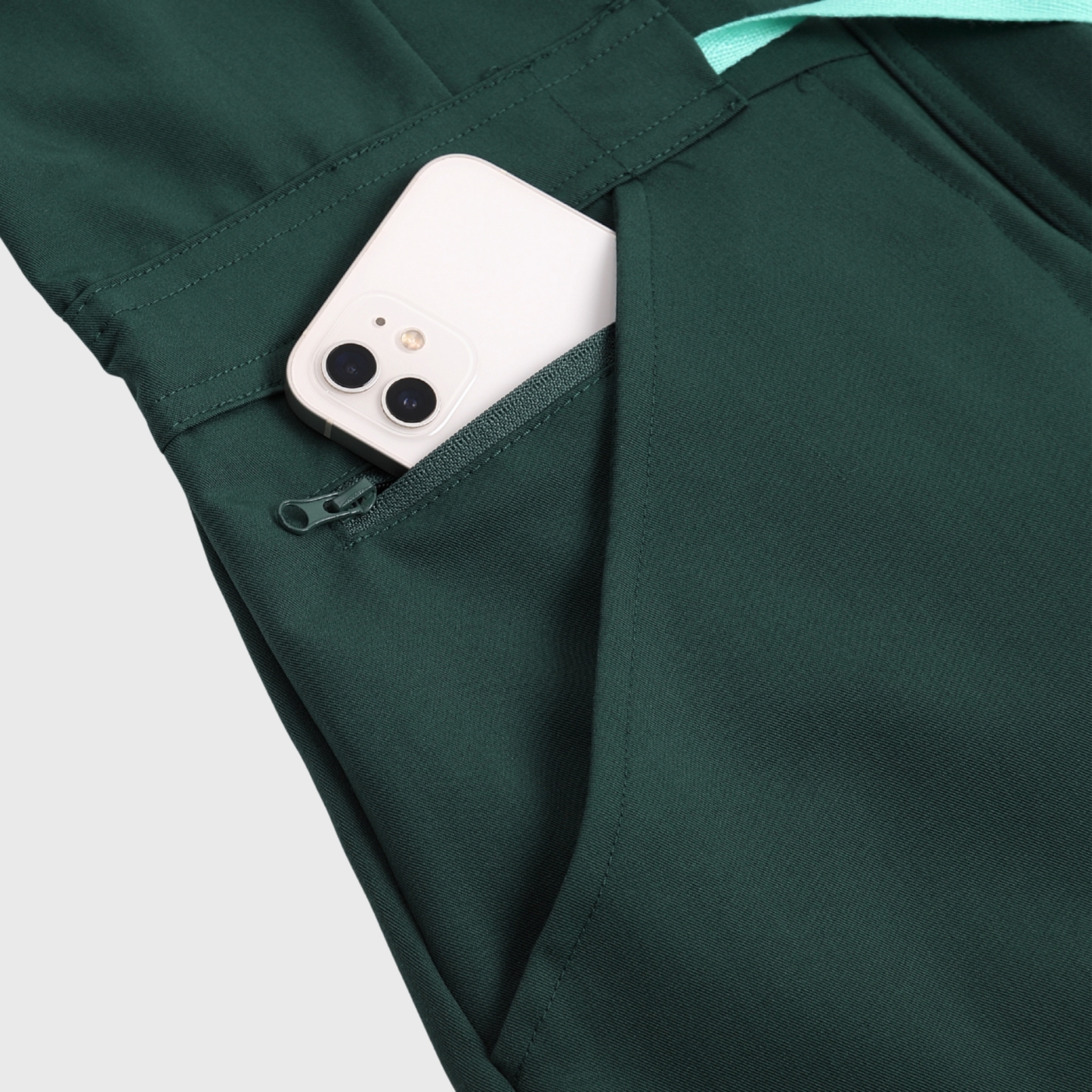 Women's Slim Fit 9-Pocket Jogger Scrub Jumpsuit