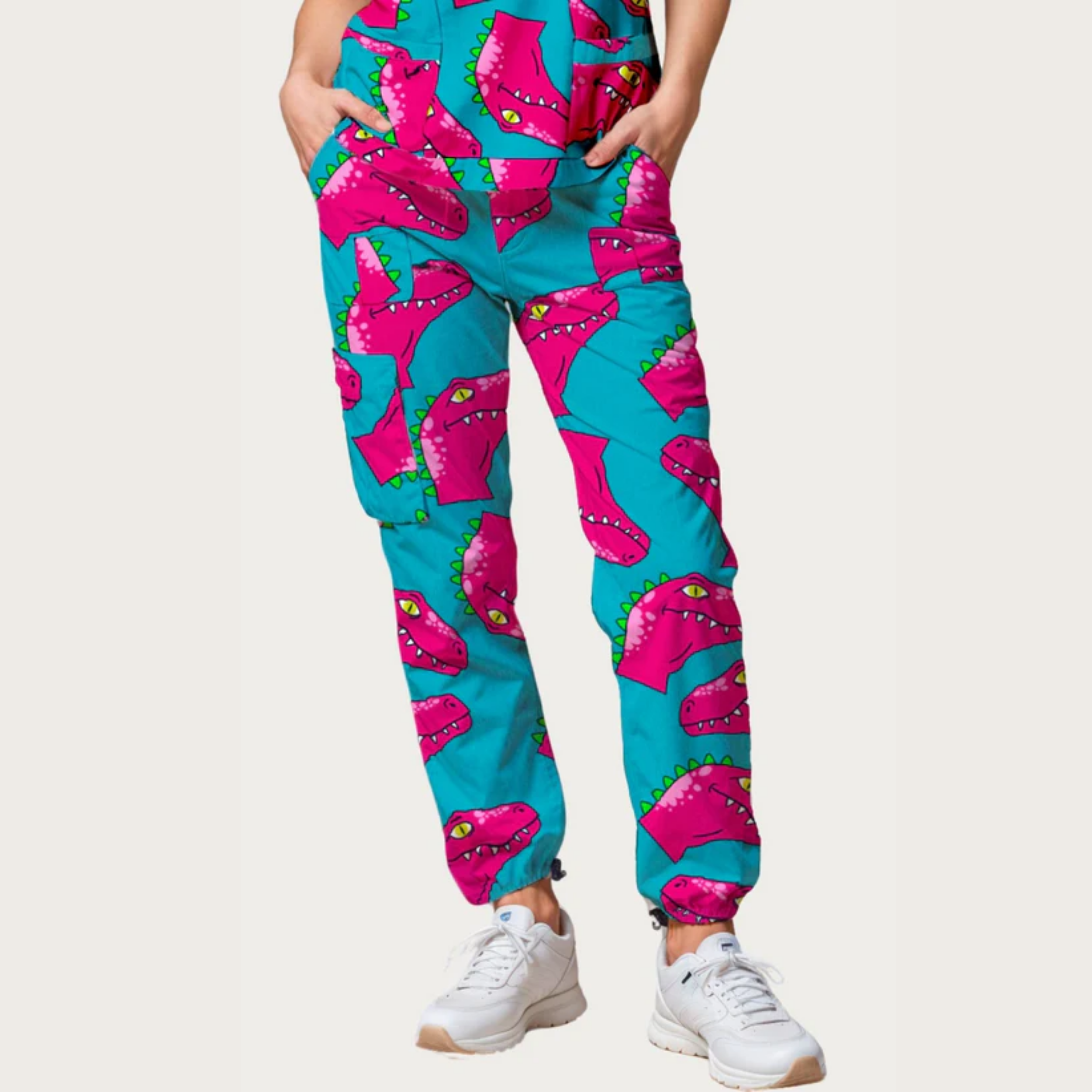 Women’s Pink Rex Cuffed Scrub Pants