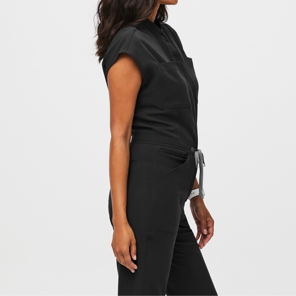 Women's 9 Pockets Cargo Scrub Jumpsuit