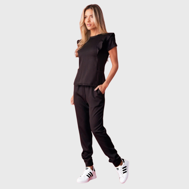 Women's Flying Sleeve Scrub Set