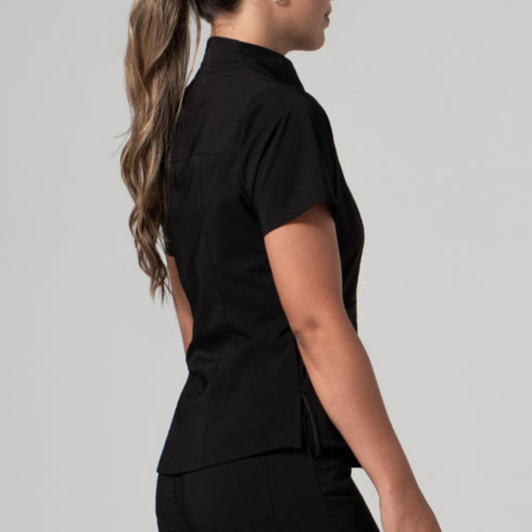 Women's Zip Collar Scrub Set CPSC1