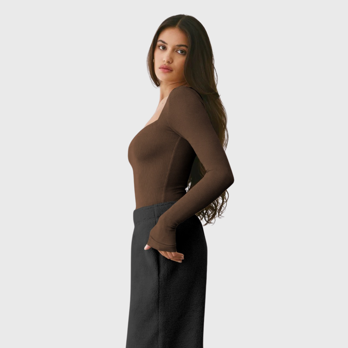 Women's Square Neck Long Sleeve Underscrub