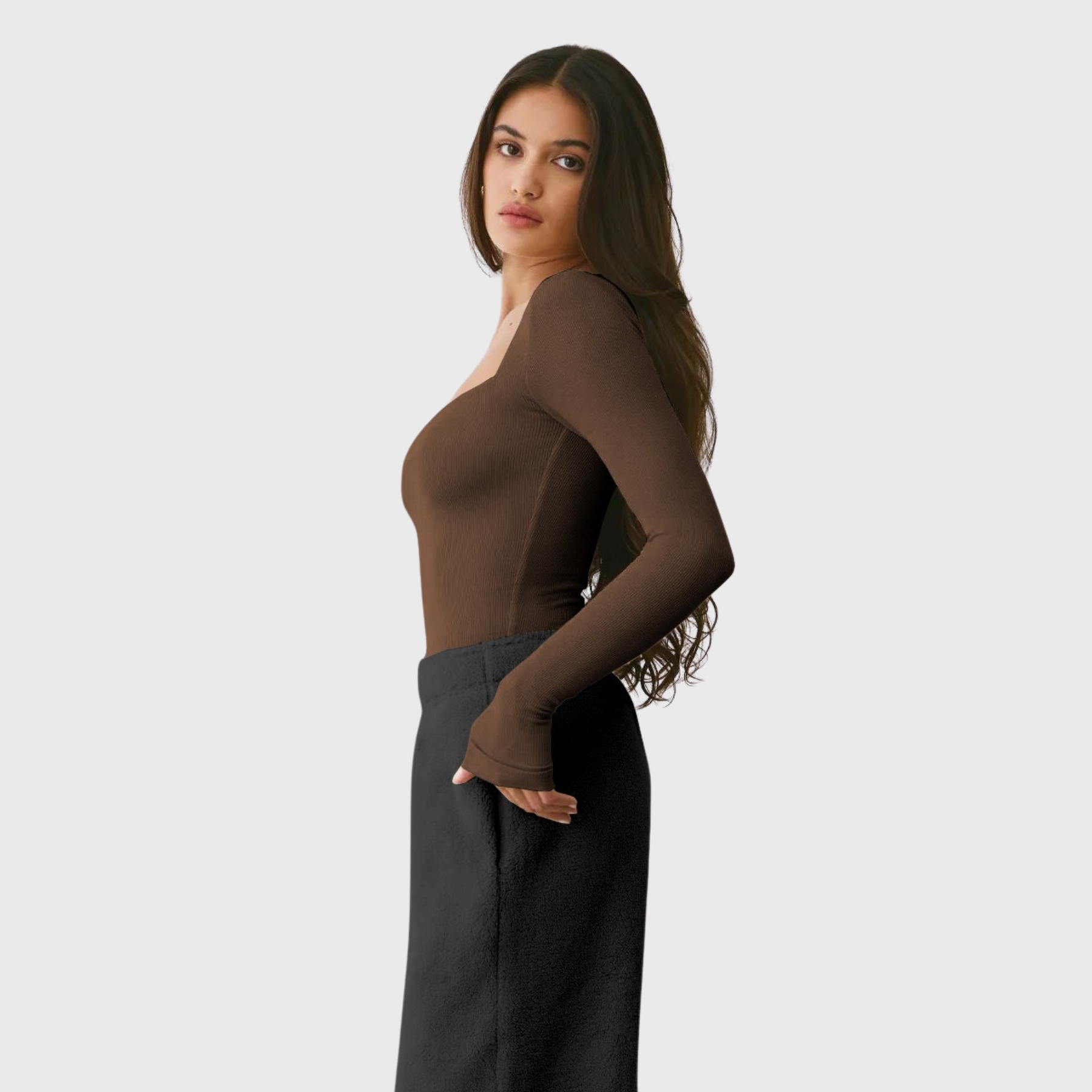 Women's Square Neck Long Sleeve Underscrub