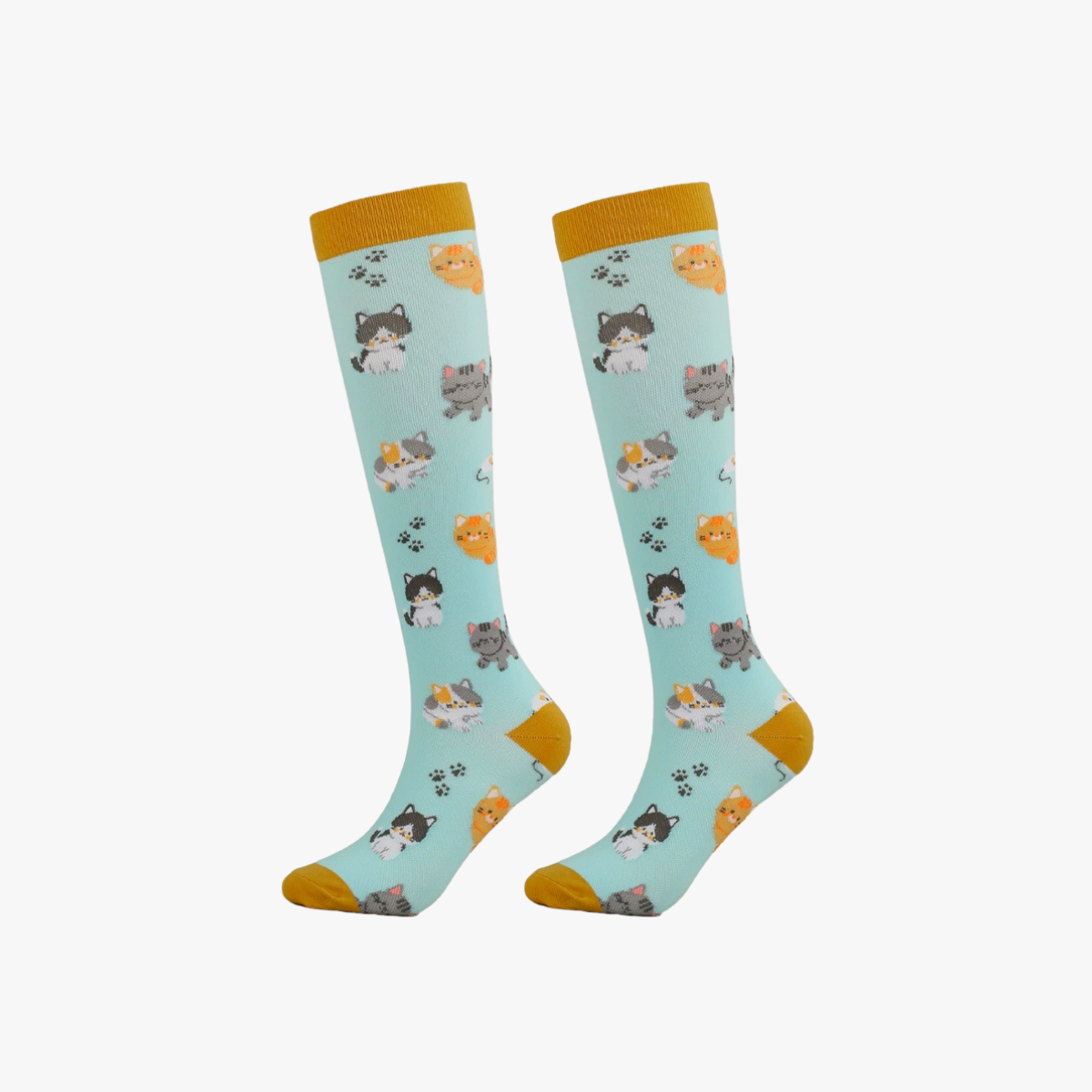 Cartoon Animal and Plant Leisure Sports Compression Socks For Nurse