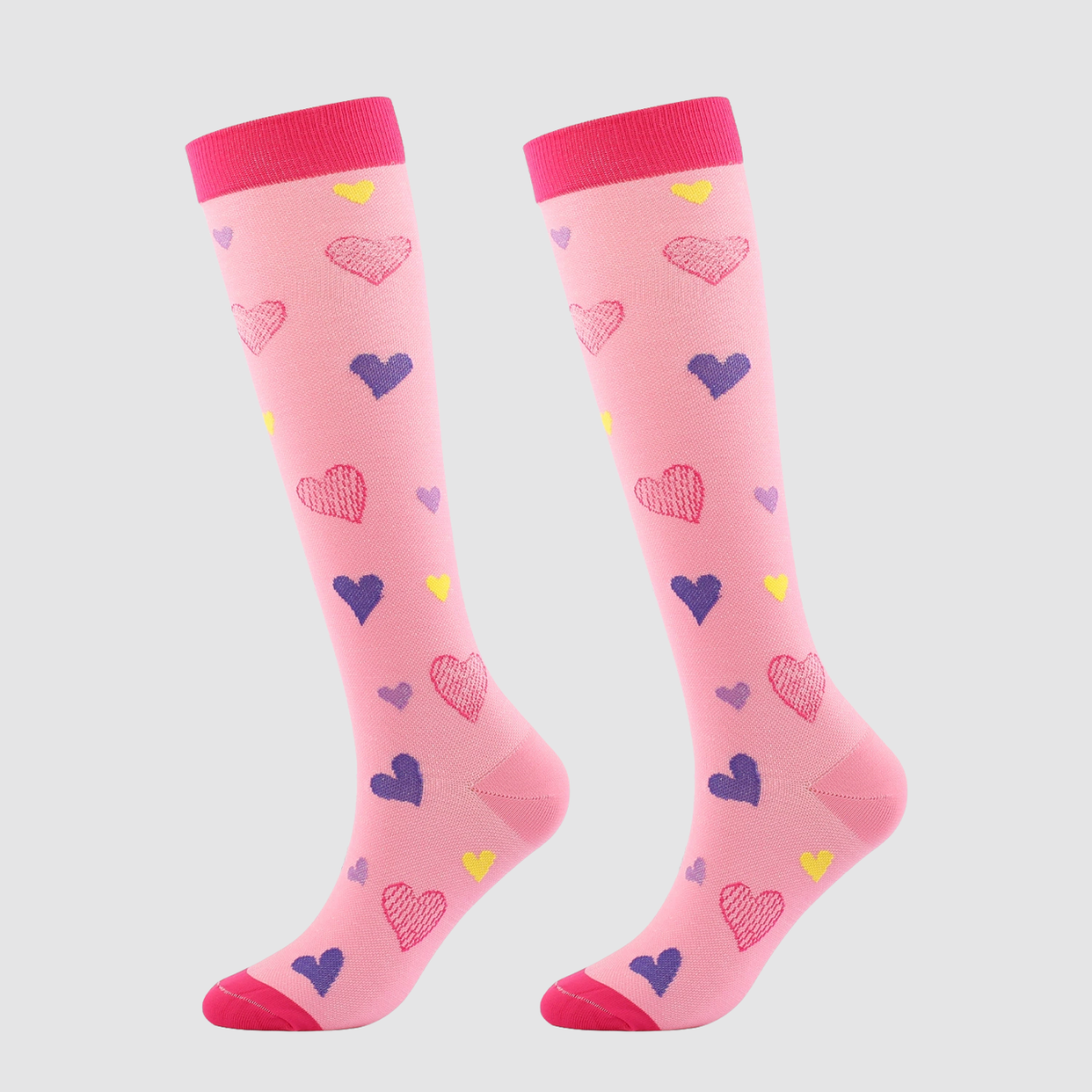 Long Patterned Nurse Leggings Fitness Compression Socks