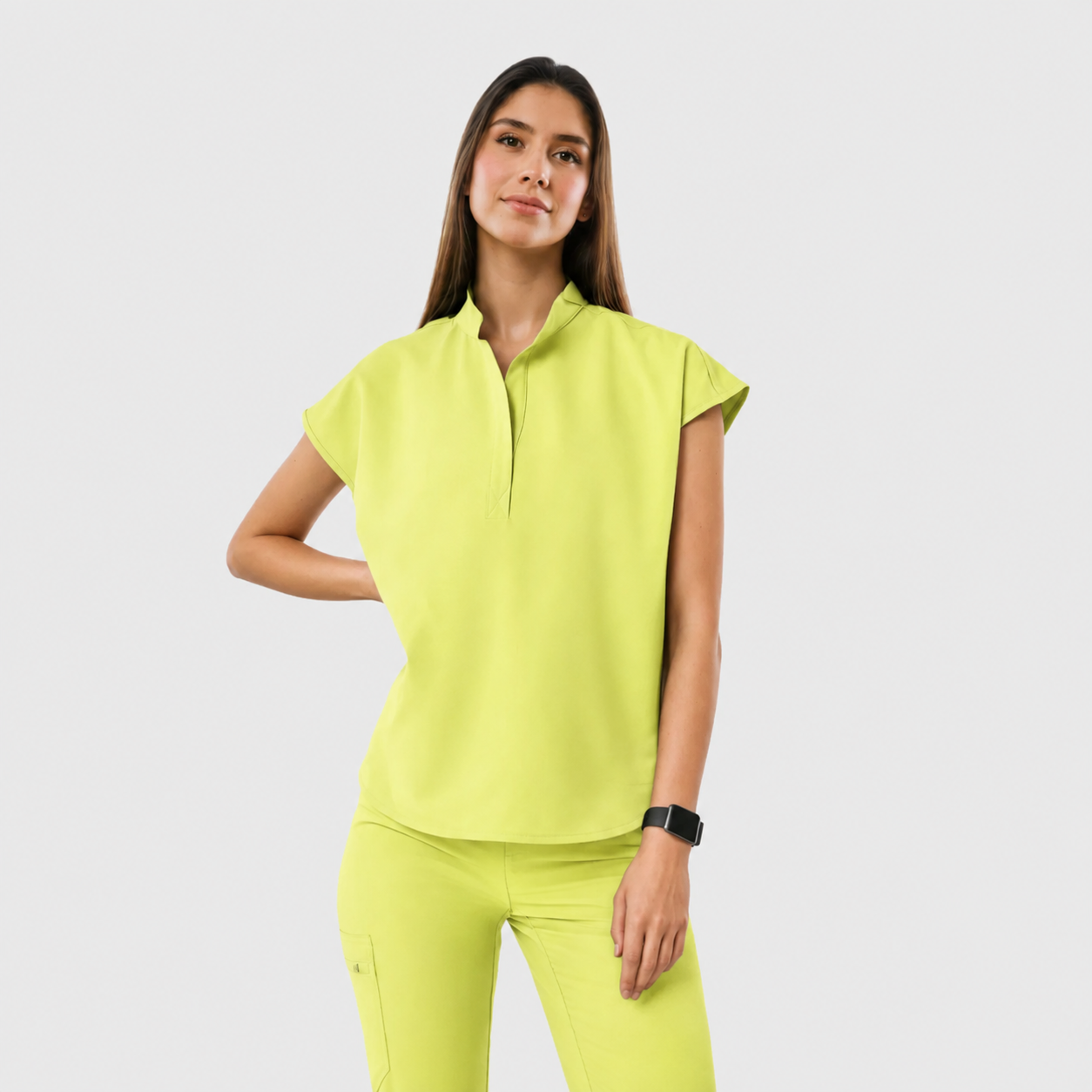 Daisy Scrub Top