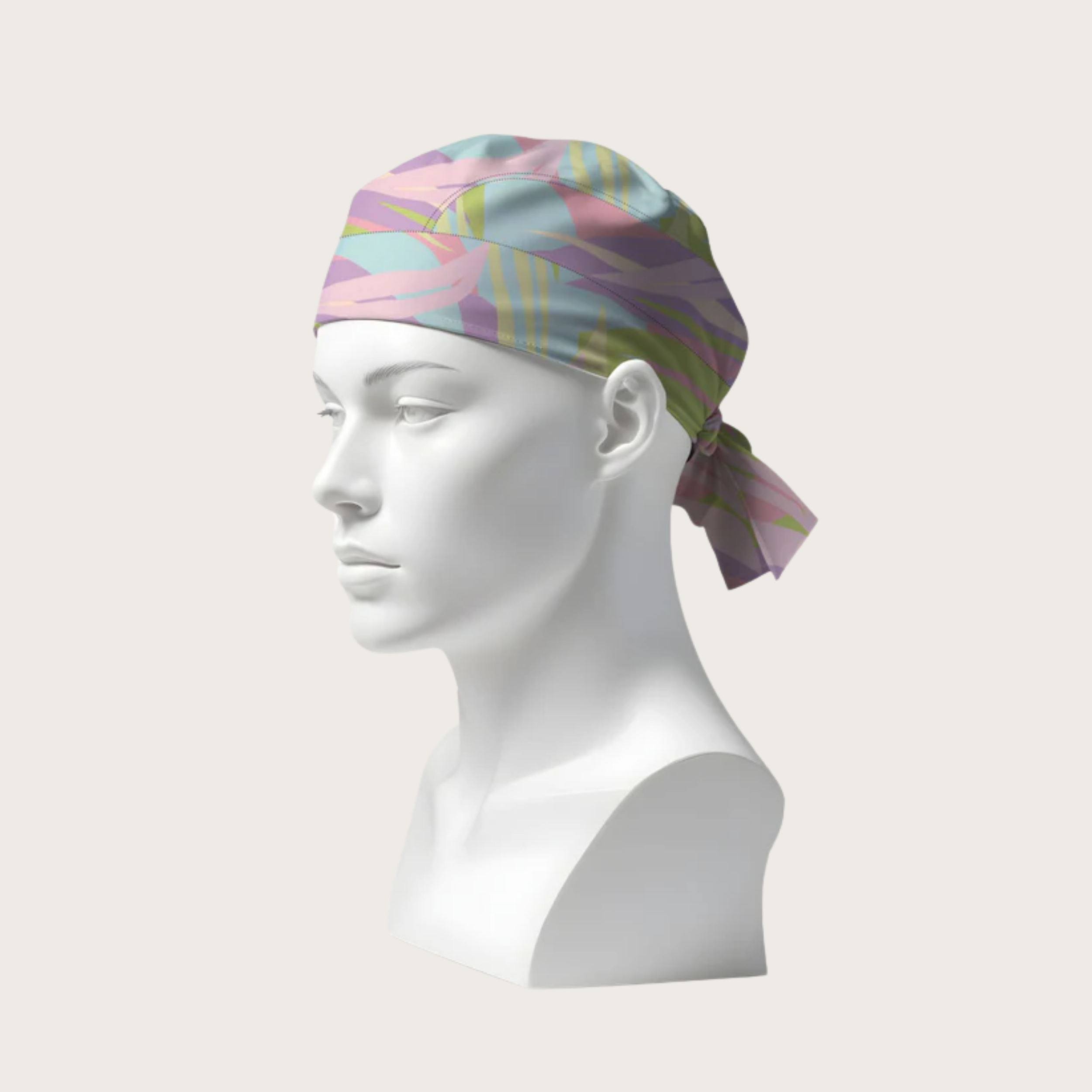 Leaves Printed Surgical Caps