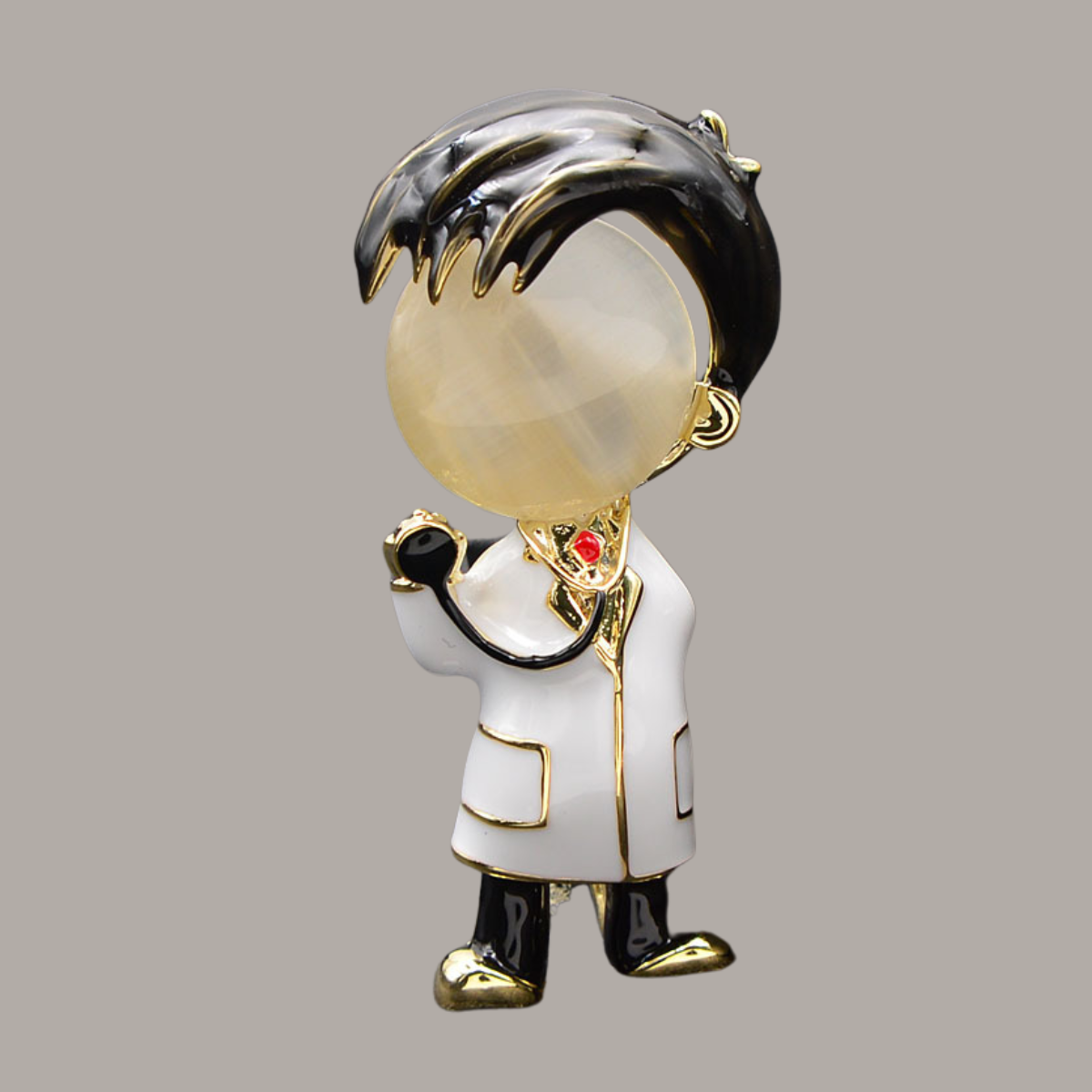 Nurse doctor cartoon color painting brooch accessories boys and girls design