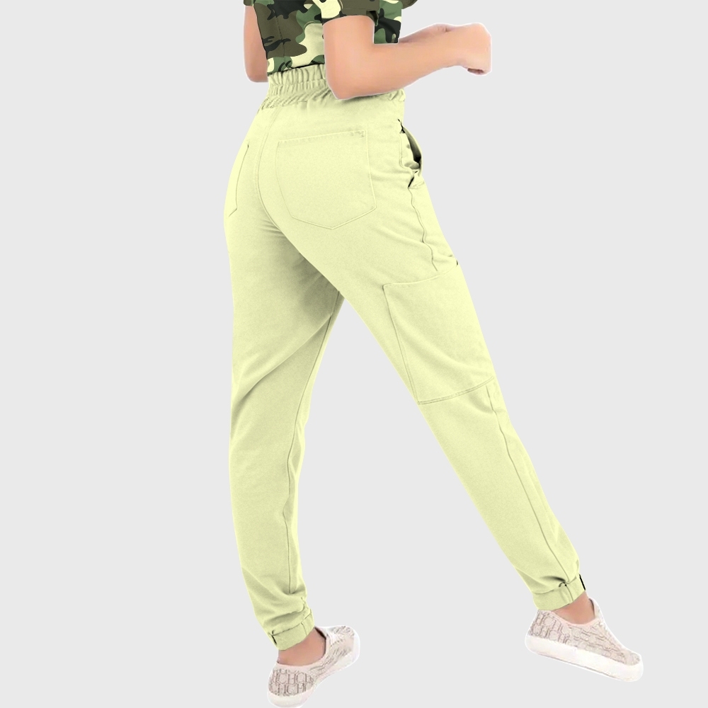 Women's Dinosaur Camouflage Printed Scrub Set SA07