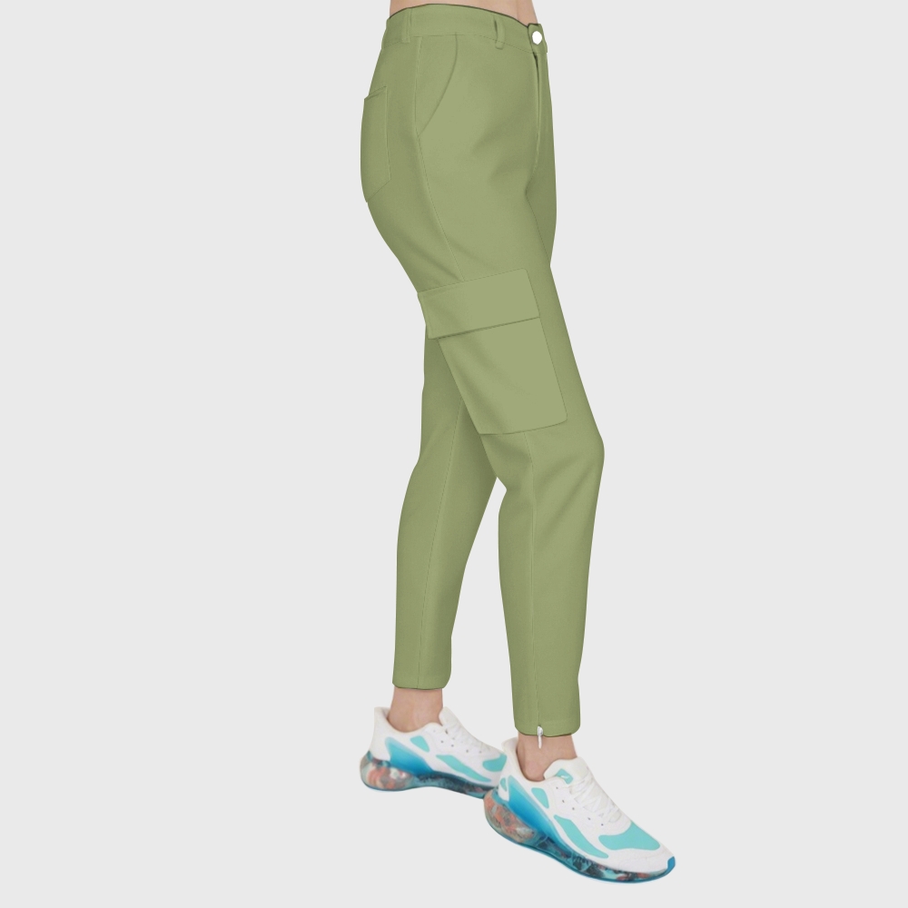 Women's Collage Camouflage Printed Scrub Set SA08