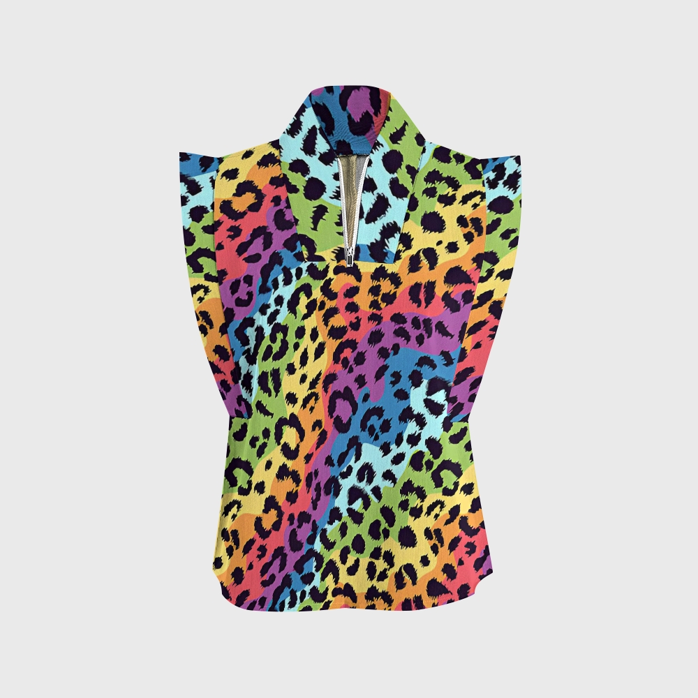 Women's leopard Print Scrub Set SL07