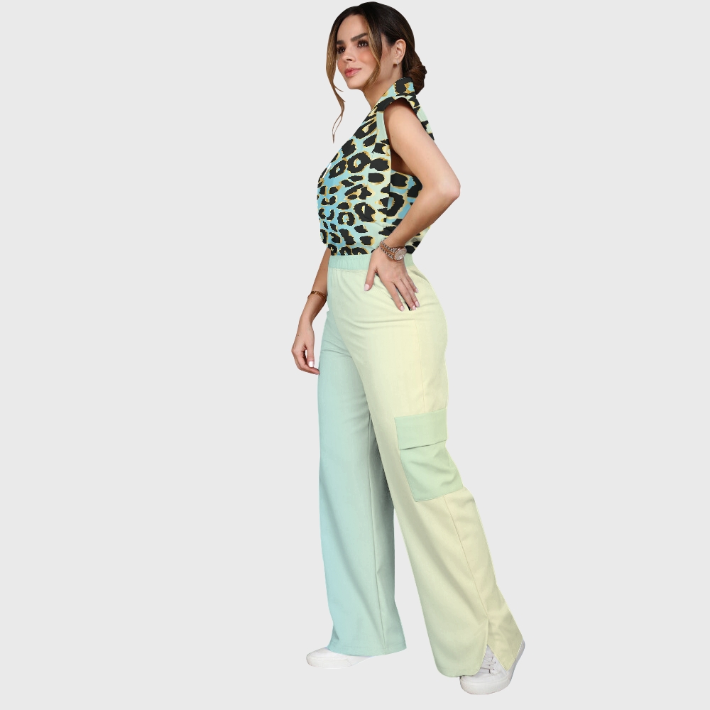 Women's leopard Print Scrub Set SL08