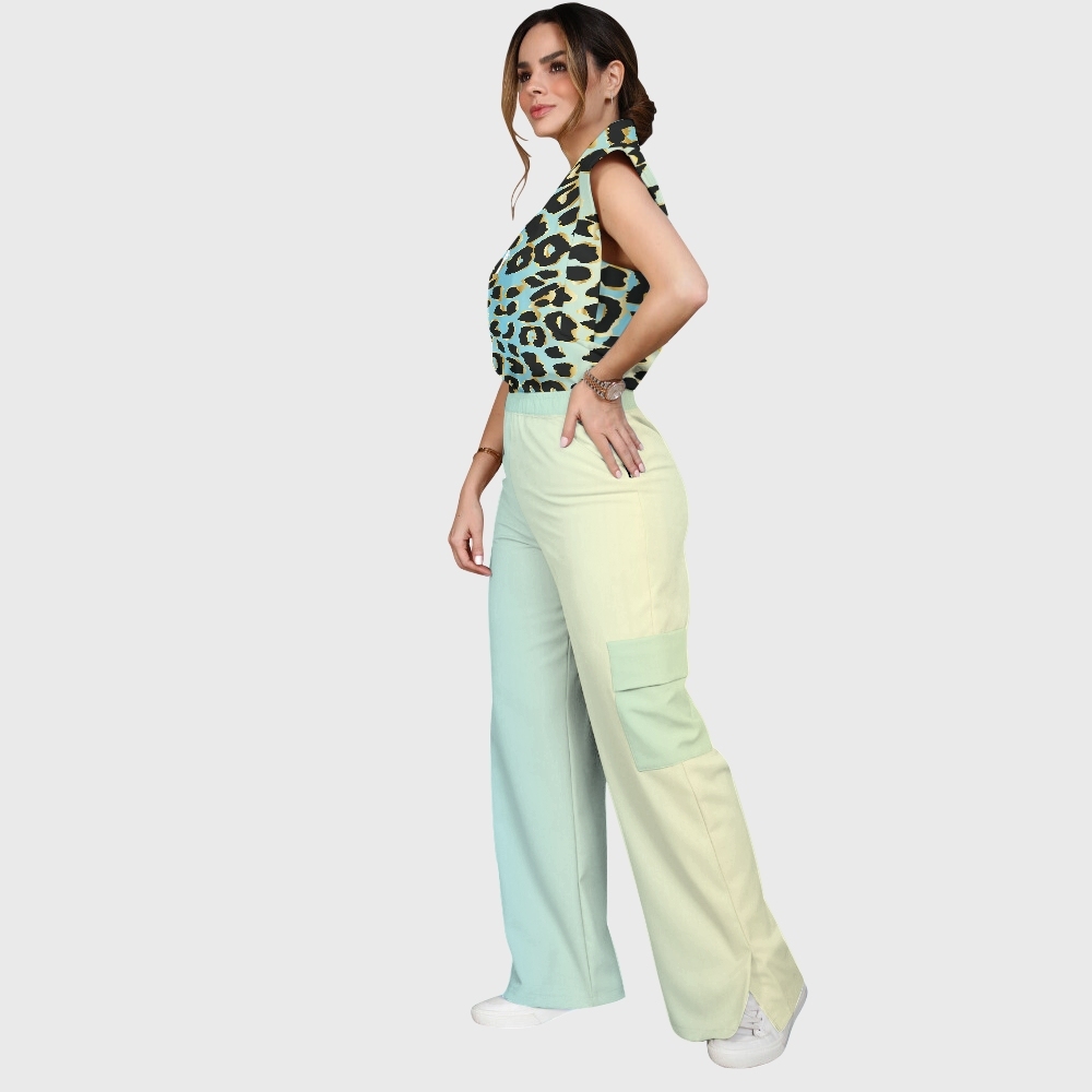 Women's leopard Print Scrub Set SL08