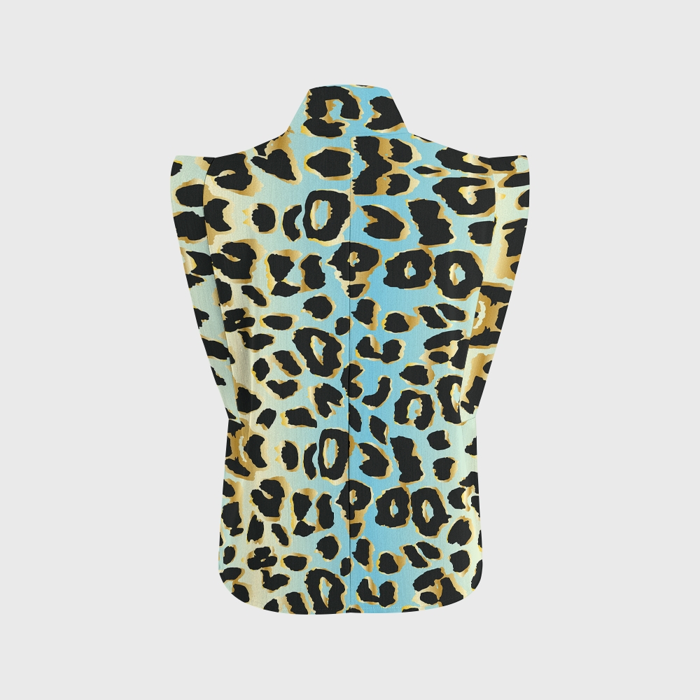 Women's leopard Print Scrub Set SL08