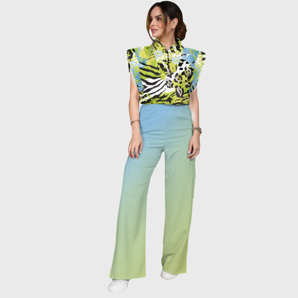 Women's leopard Print Scrub Set SL09