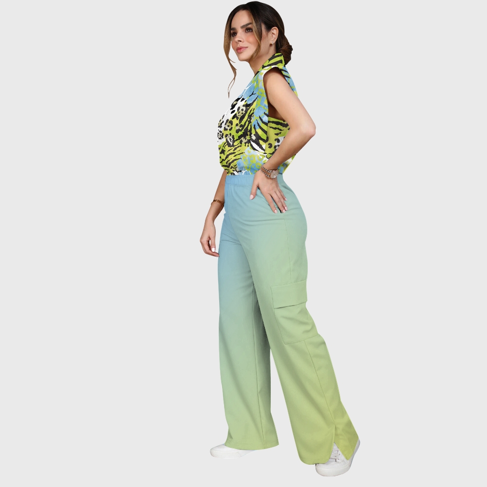 Women's leopard Print Scrub Set SL09