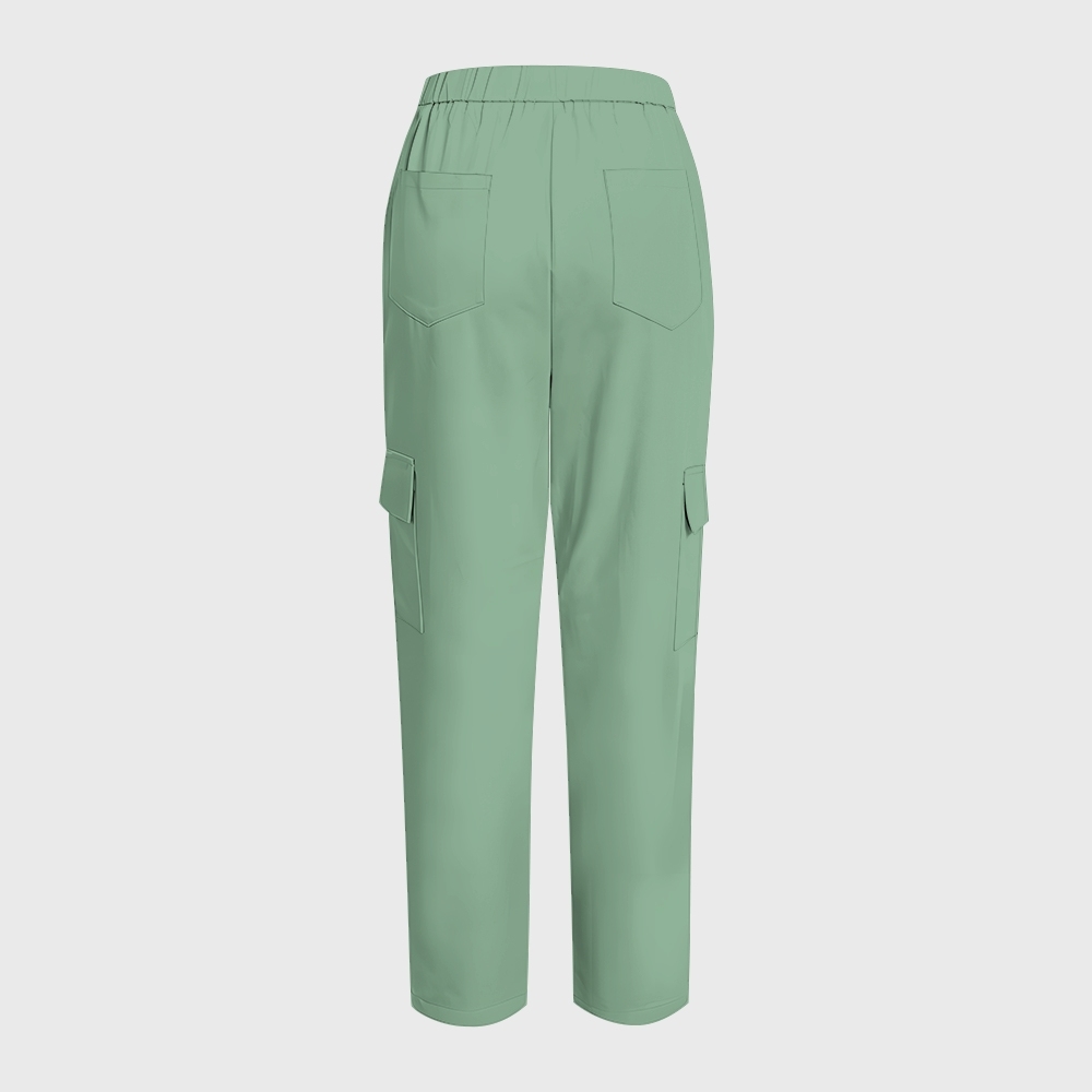 Women's Abstract Camouflage Printed Scrub Set SA09