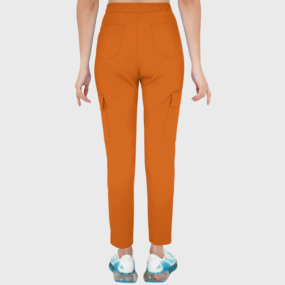 Women's Love Leopard Printed Scrub Set SL02