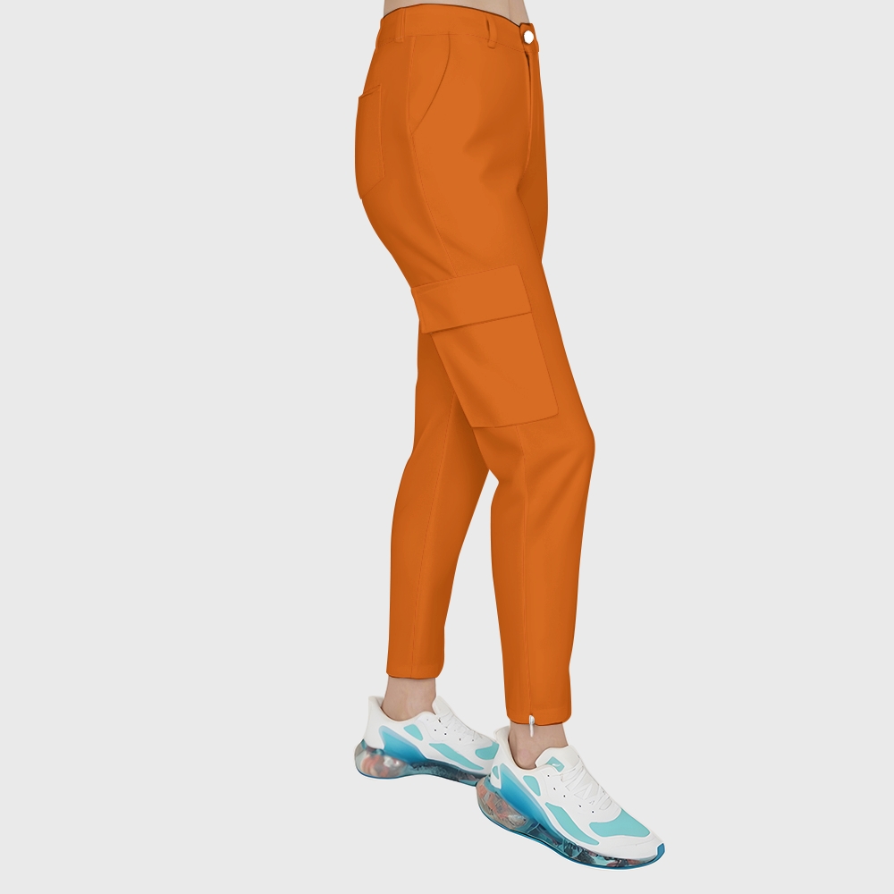 Women's Love Leopard Printed Scrub Set SL02