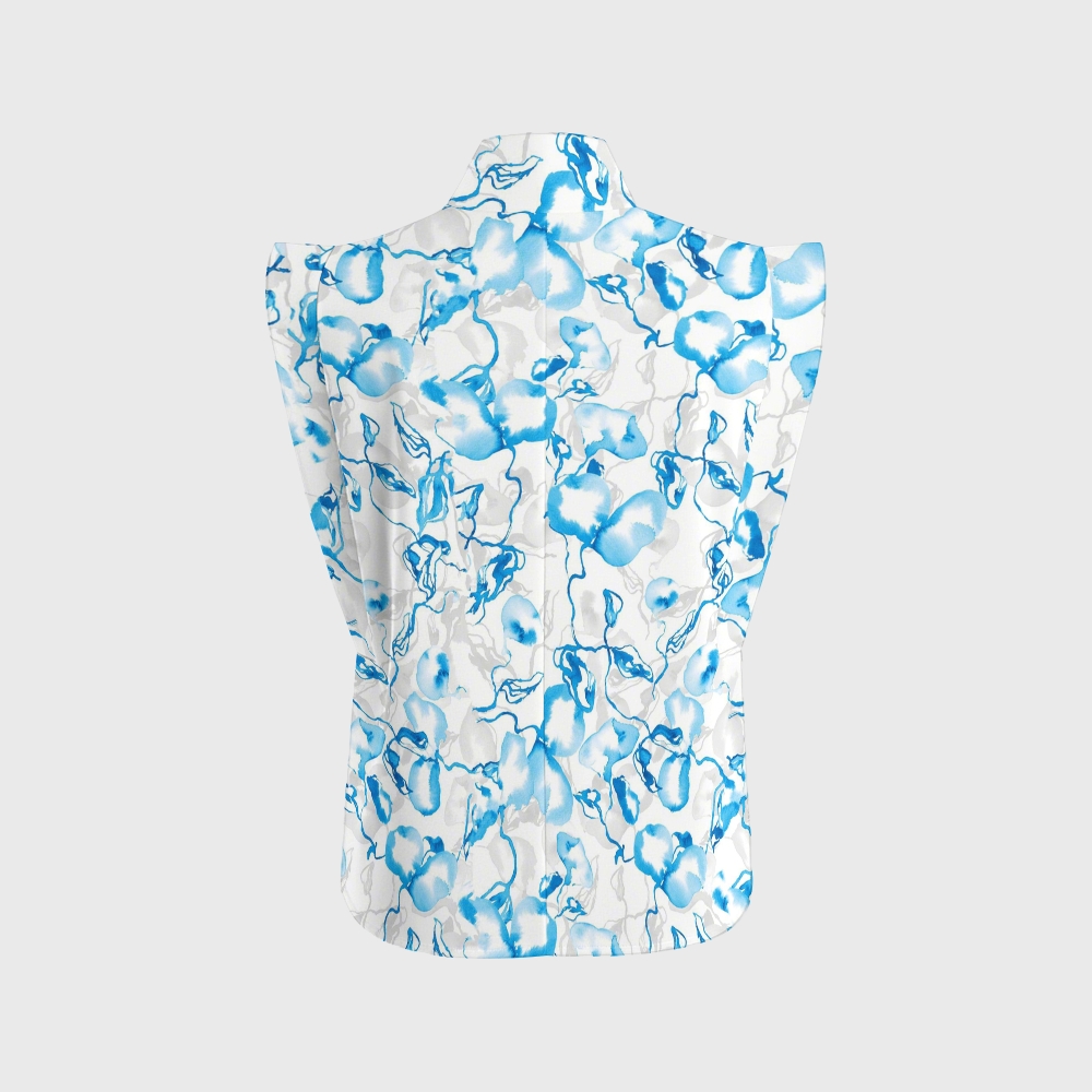 Women's Gradient Warm And Cold Color Scrub Set SG07