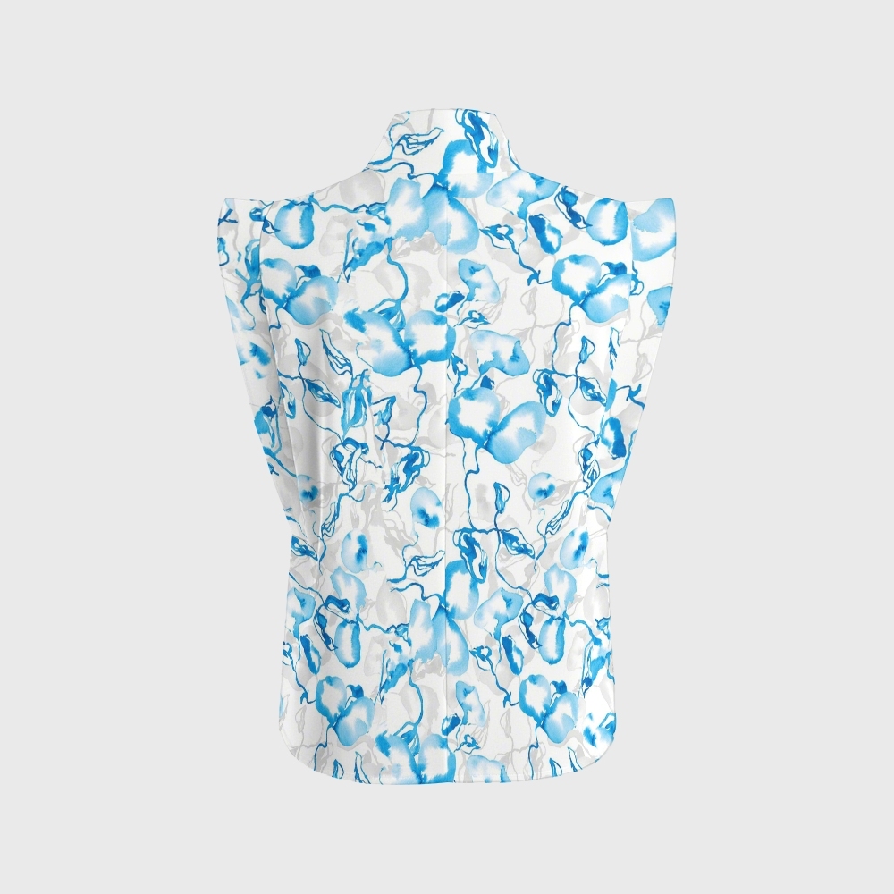 Women's Gradient Warm And Cold Color Scrub Set SG07