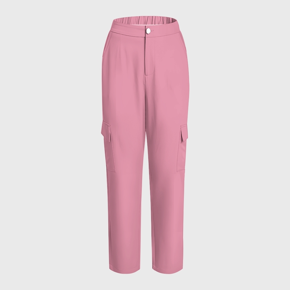 Women's Pink Gold Marble Printed Scrub Set SA07