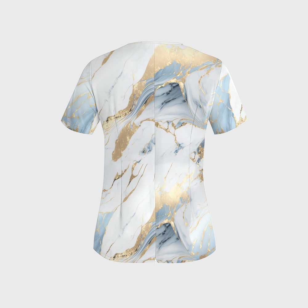 Women's Marble Fantasy Color Scrub Set SA09